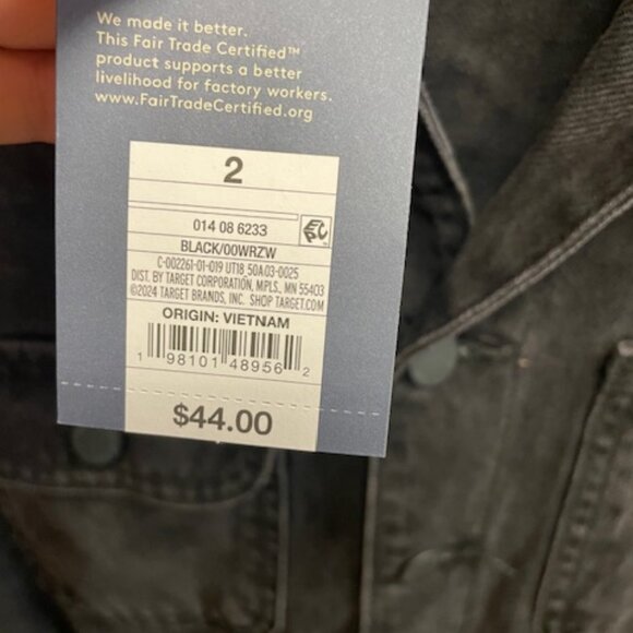 Universal Threads Black Denim Jumpsuit - Picture 5 of 6